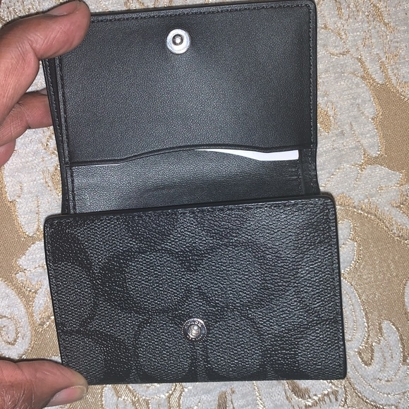 NWT Coach Micro Wallet In Signature Canvas - Picture 5 of 9